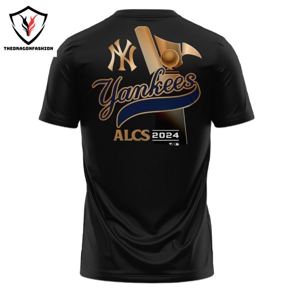 New York Yankees ALCS 2024 Black 3D T-Shirt