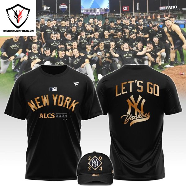 New York Yankees ALCS 2024 Lets Go 3D T-Shirt