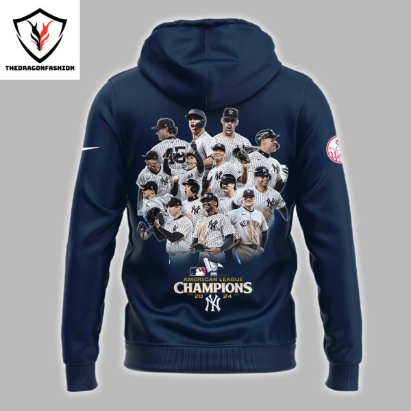 New York Yankees American League Champions 2024 Hoodie – Blue