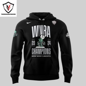 New York Liberty 2024 WNBA Finals Champions Black Hoodie