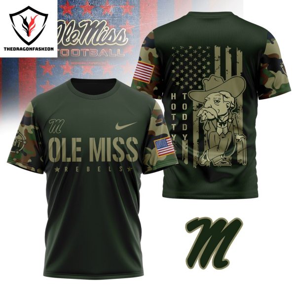 Ole Miss Rebels Hotty Toddy 3D T-Shirt