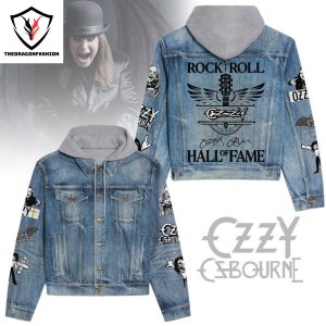 Rock & Roll Ozzy Osbourne Hall Of Fame Induction 2024 Zip Hoodie