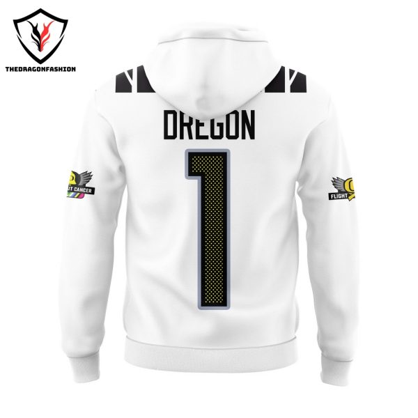 Oregon Ducks – Dregon Flight Flight Hoodie – White