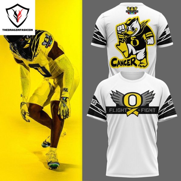 Oregon Ducks – Stomp Out Cancer Heroes 3D T-Shirt