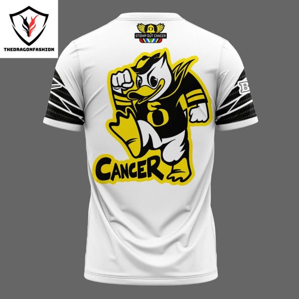 Oregon Ducks – Stomp Out Cancer Heroes 3D T-Shirt