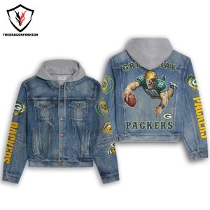 Green Bay Packers Hooded Denim Jacket