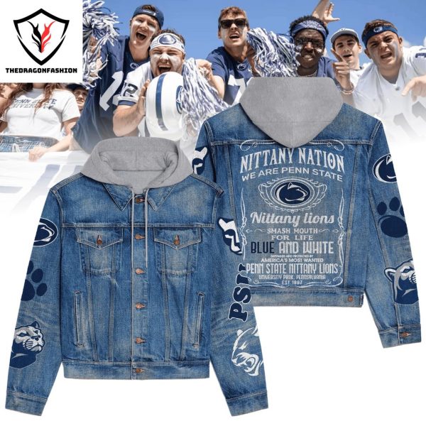 Penn State Nittany Lion Nation – We Are Penn State Hooded Denim Jacket