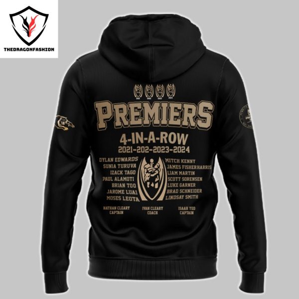 Penrith Panthers Premiers 2024 4-In-A-Row Hoodie