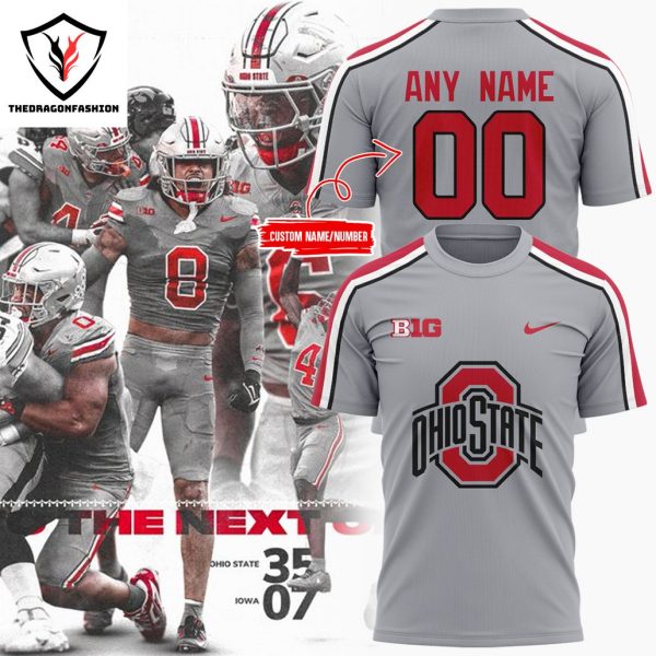 Personalized 2024 Ohio State Buckeyes Gray Game 3D T-Shirt