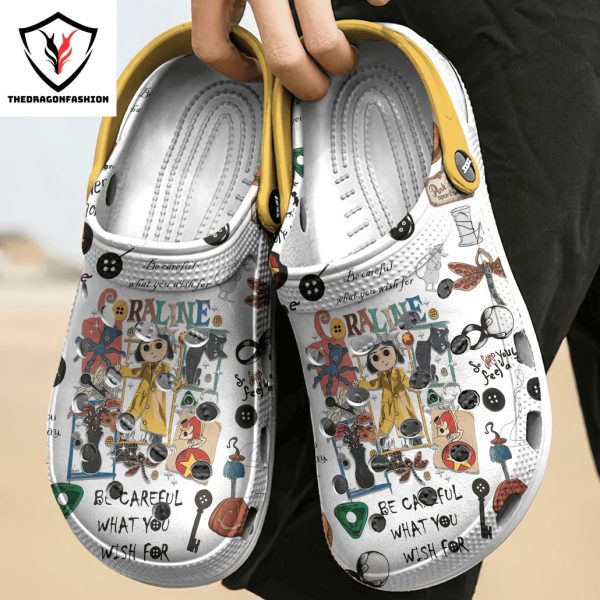 Personalized Coraline Be Careful What You Wish For Crocs