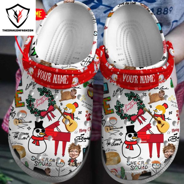 Personalized Ed Sheeran x Elton Merry Christmas Crocs