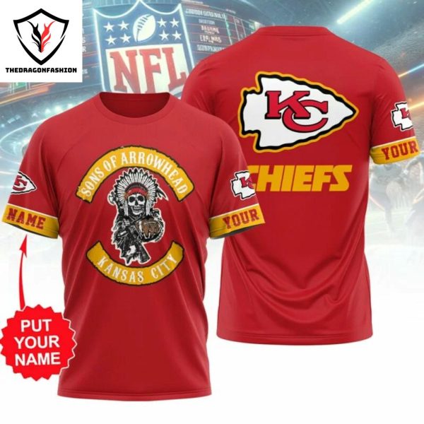 Personalized Kansas City Chiefs – Sons Of Arrowhead 3D T-Shirt