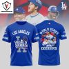 Personalized Los Angeles Dodgers World Series 2024 3D T-Shirt – Black