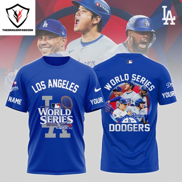 Personalized Los Angeles Dodgers World Series 2024 3D T-Shirt