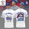 Personalized Los Angeles Dodgers World Series 2024 3D T-Shirt – Black