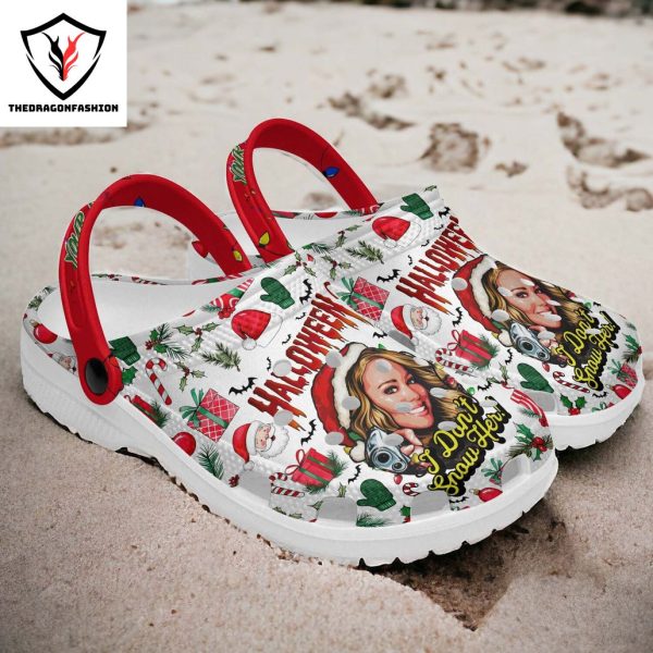 Personalized Mariah Carey Halloween I Dont Snow Her Crocs