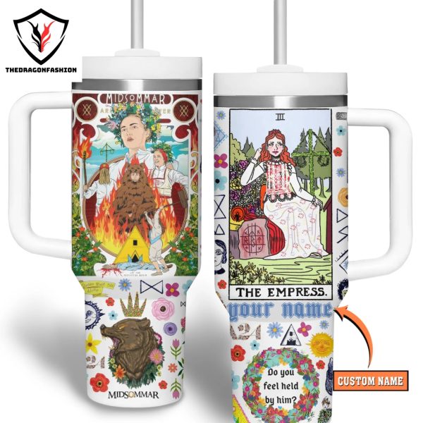 Personalized Midsommar – The Empress Tumbler With Handle And Straw