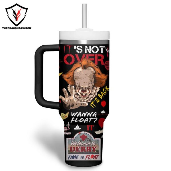 Personalized Pennywise – Welcome To Derry Tumbler With Handle And Straw