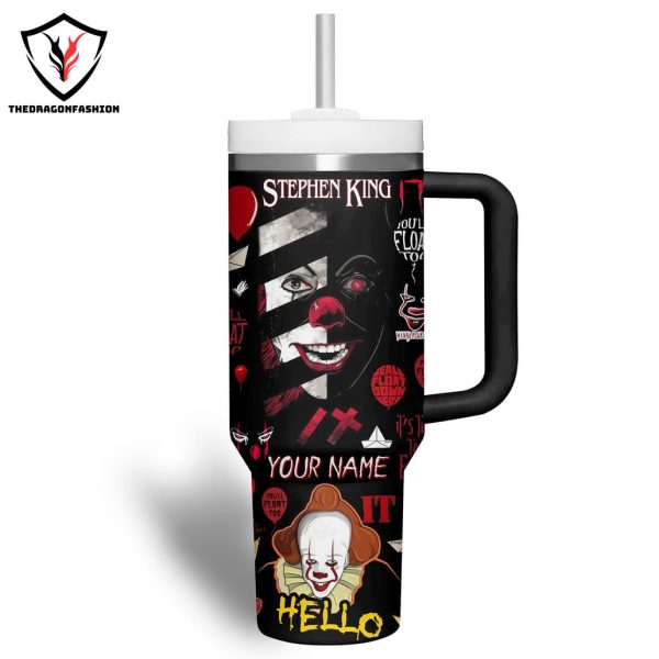 Personalized Pennywise – Welcome To Derry Tumbler With Handle And Straw