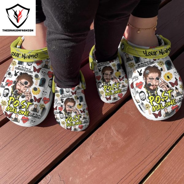 Personalized Post Malone – Stay Away Crocs Shoes