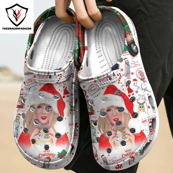 Personalized Taylor Swift Merry Christmas Crocs