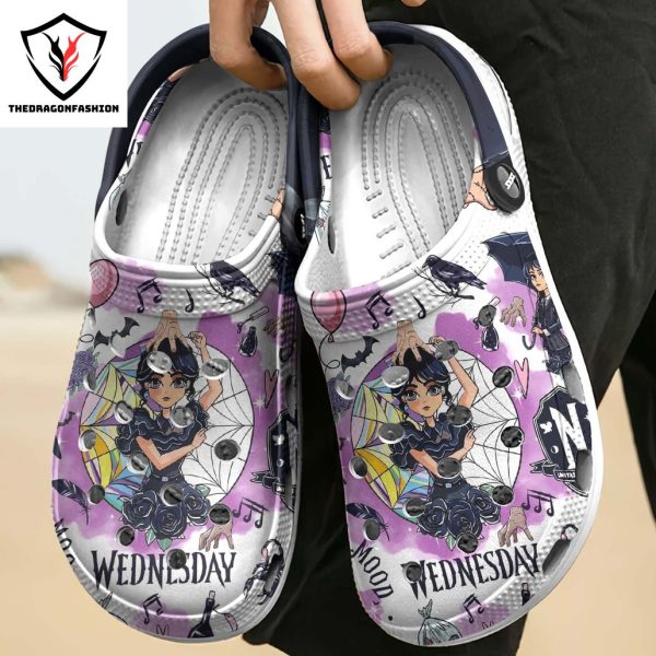 Personalized Wednesday Bad Mood Crocs