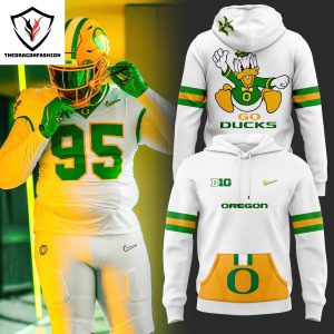 2024 Oregon Ducks X Go Ducks Hoodie – White