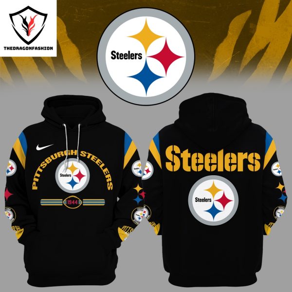 Pittsburgh Steelers 1944 Version 2024 Black Hoodie