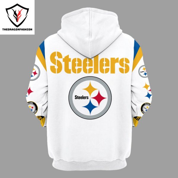 Pittsburgh Steelers 1944 Version 2024 White Hoodie