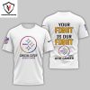 New York Jets Crucial Catch Intercept Cancer – Your Fight Is Our Fight 3D T-Shirt