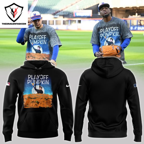 Playoff Pumpkin New York Mets Hoodie – Black