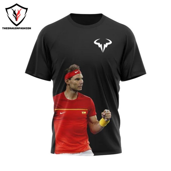 Rafael Nadal 2001-2024 Signature Thank You For The Memories 3D T-Shirt