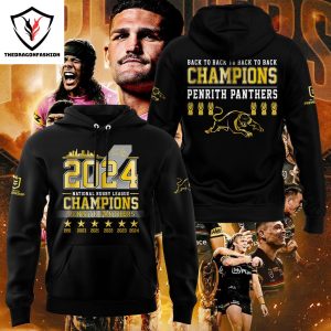 2024 Penrith Panthers National Rugby League Champions Back To Back To Back To Back Hoodie