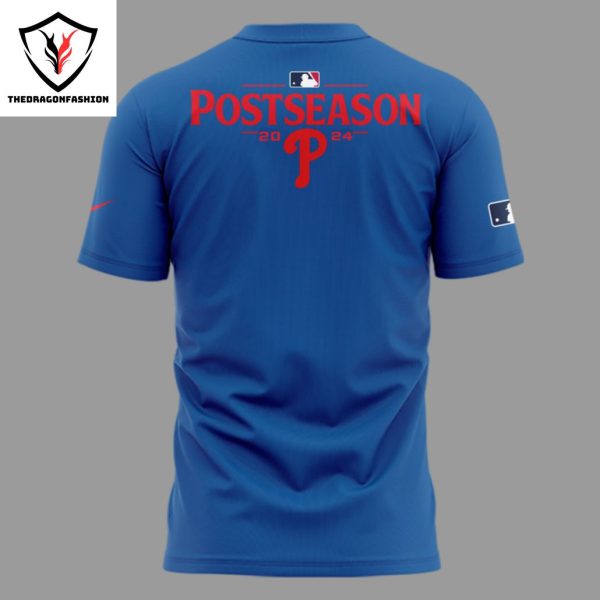 Red October Postseason Philadelphia Phillies 2024 3D T-Shirt – Blue