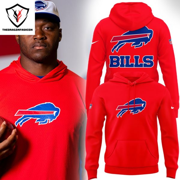 Red, White And Buffalo Bills Blue Hoodie