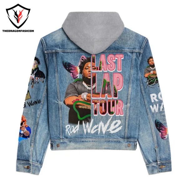 Rod Wave Last Lap Tour Hooded Denim Jacket