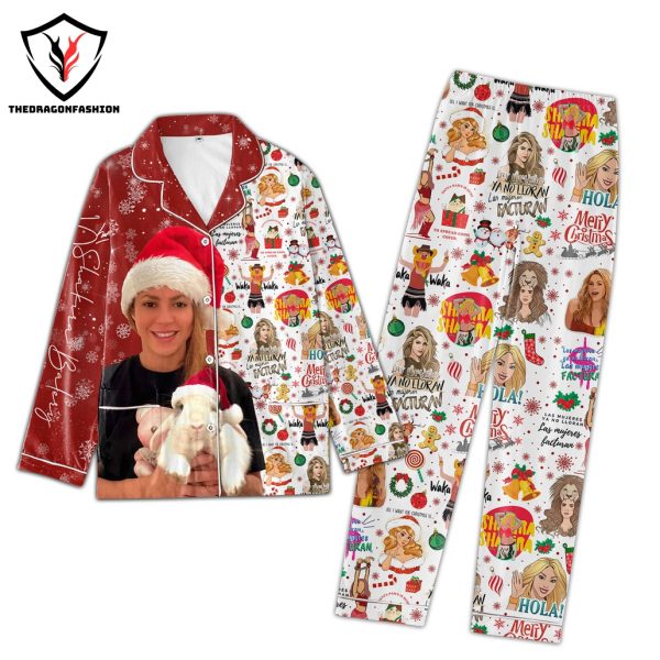 Shakira Waka Waka Merry Christmas Pajamas Set