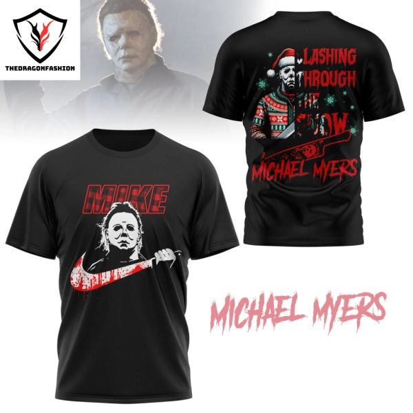 Slashing Through The Snow Michael Myers 3D T-Shirt