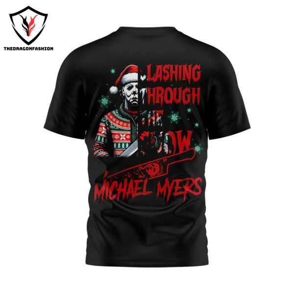 Slashing Through The Snow Michael Myers 3D T-Shirt