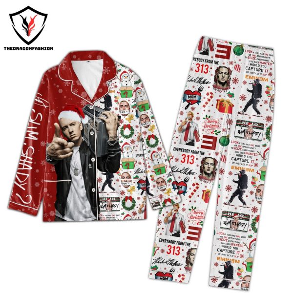 Slim Shady Everybody From The 313 – Merry Christmas Pajamas Set