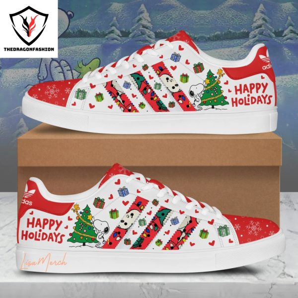 Snoopy Happy Holidays Stan Smith Shoes