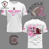 Tackle Breast Cancer – South Carolina Gamecocks Go Fight Win 3D T-Shirt – Black