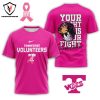 Tennessee Volunteers – Your Fight Is Our Fight Tackle Cancer 3D T-Shirt – Black