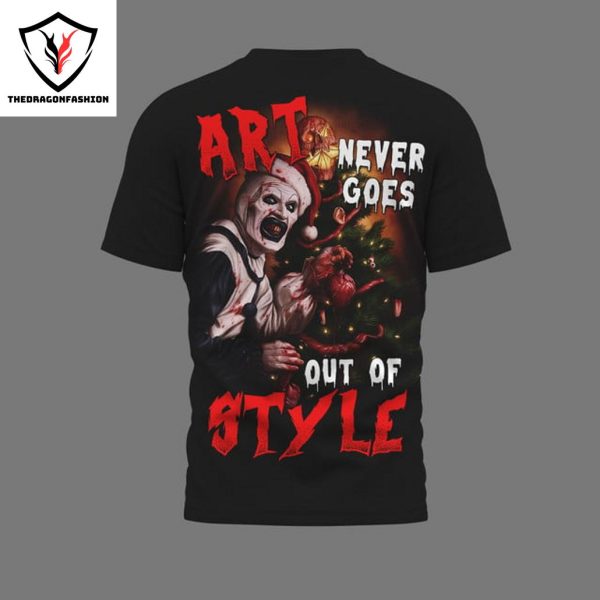 Terrifier 3 – Art Never Goes Out Of Style 3D T-Shirt