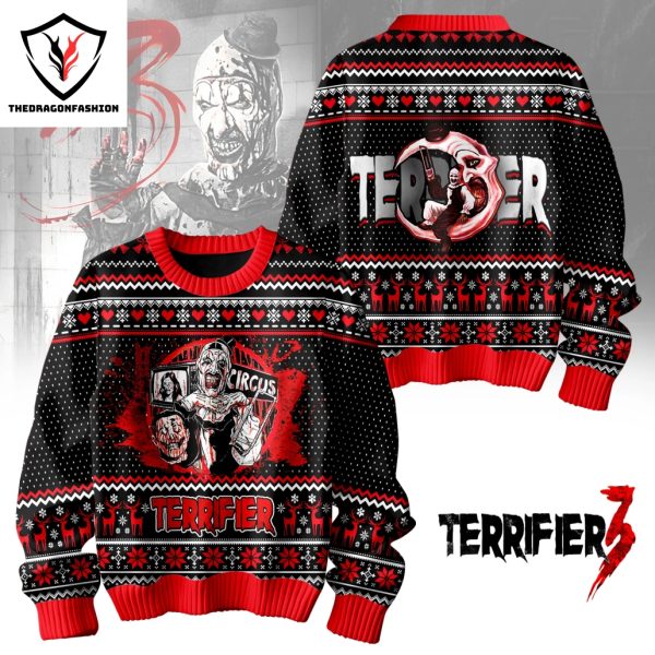 Terrifier 3 Circus Design Sweater