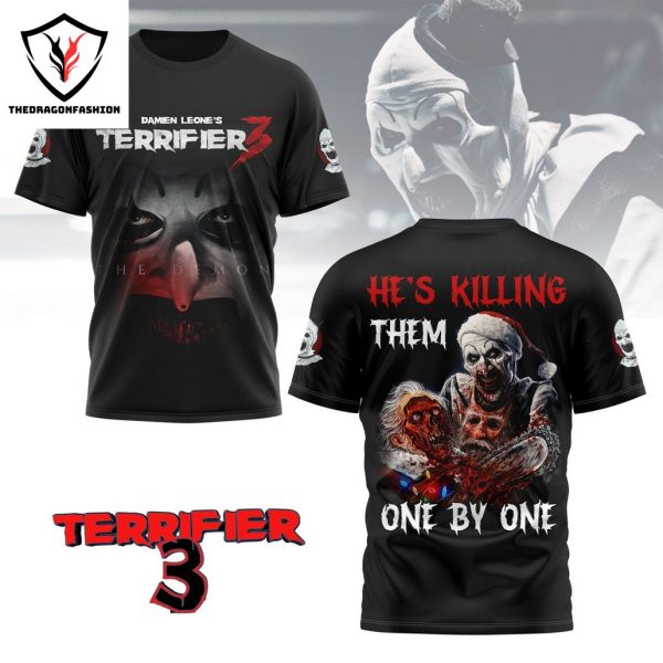 Terrifier 3 – He Killing Them One By One 3D T-Shirt