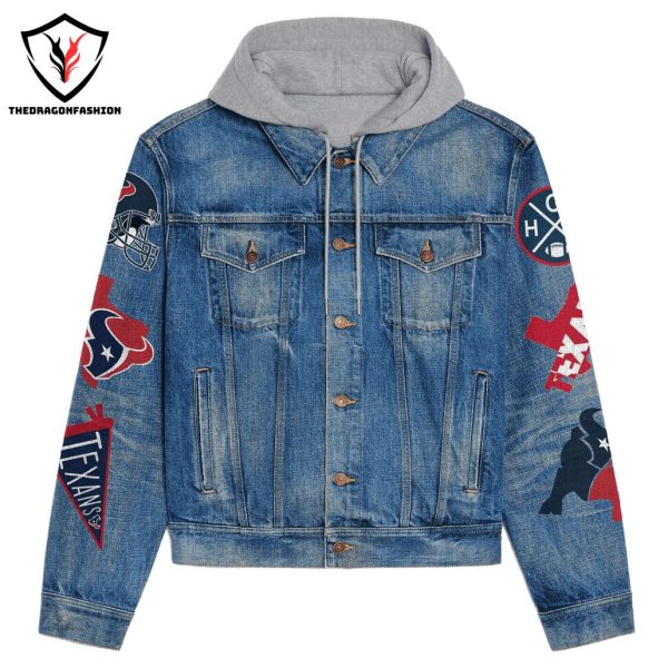 Texan Nation – We Are Houston Texans Hooded Denim Jacket