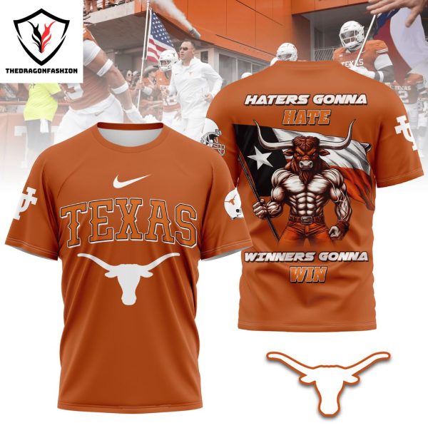 Texas Longhorns – Haters Gonna Hate Winners Gonna Win 3D T-Shirt