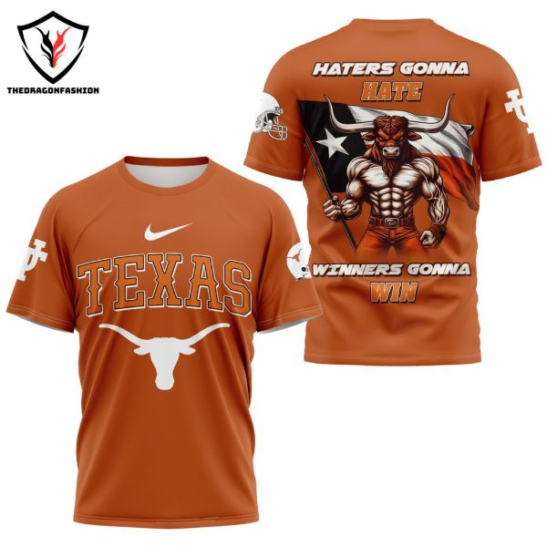 Texas Longhorns – Haters Gonna Hate Winners Gonna Win 3D T-Shirt