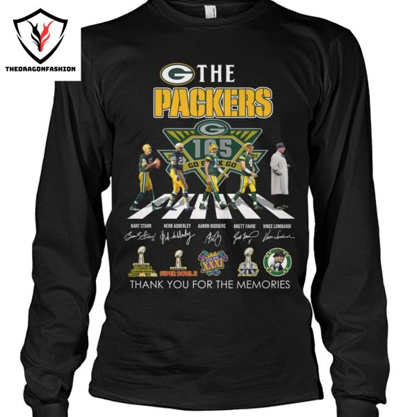 The Green Bay Packers Signature Go Packers Go Thank You For The Memories Unisex T-Shirt